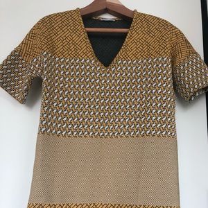 ZARA Tribal Shift Dress